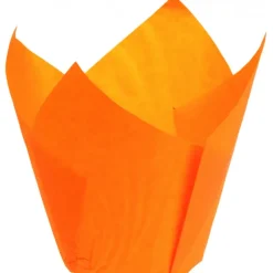NORDIA Caissettes en Papier Tulipcup Orange Ø 5 cm H 8 cm (x200)* Moules En Papier