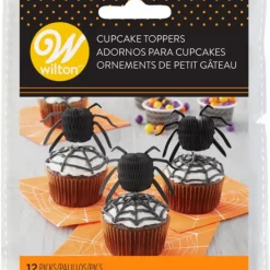 WILTON Cake Topper Araignée Papier 7 x 3 cm (x12)* Décoration Gâteau