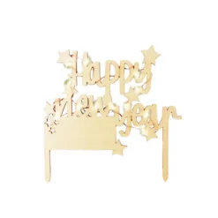 SCRAPCOOKING Cake Topper Happy New Year Led* Décoration Gâteau