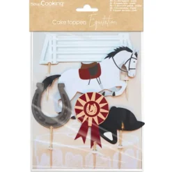 SCRAPCOOKING Cake Topper Équitation* Décoration Gâteau