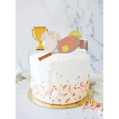 SCRAPCOOKING Cake Topper Tennis* Décoration Gâteau