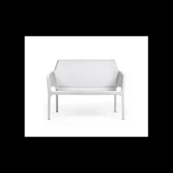 NARDI Canapé en Résine Blanc Net Bench* Mobilier Lounge|Salon De Jardin Professionnel