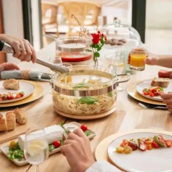 MASTRAD Casserole en Verre 20 cm Belissam* Casseroles