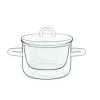 LUIGI BORMIOLI Casserole en Verre Double Paroi 25 cl (x2) THERMIC GLASS* Servir, Présenter