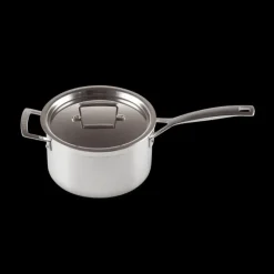 LE CREUSET Casserole Inox avec Couvercle 20 cm* Casseroles