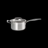 LE CREUSET Casserole Inox avec Couvercle 16 cm* Casseroles