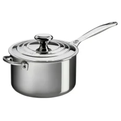 LE CREUSET Casserole inox avec couvercle 16 cm Signature* Casseroles