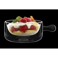 LUIGI BORMIOLI Casserole Verre Double Paroi 16 cl (x2) THERMIC GLASS* Servir, Présenter