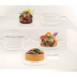 LUIGI BORMIOLI Casserole Verre Double Paroi 16 cl (x2) THERMIC GLASS* Servir, Présenter