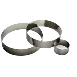 GOBEL Cercle à Mousse Inox 20 cm x H 4,5 cm* Cercle À Patisserie