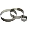 GOBEL Cercle à Mousse Inox 22 cm x H 4,5 cm* Cercle À Patisserie