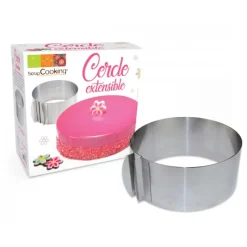 SCRAPCOOKING Cercle à Pâtisserie Extensible Inox* Cercle À Patisserie