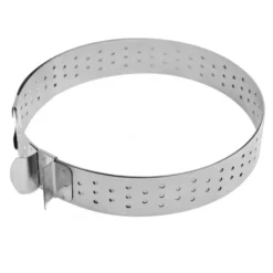 SCRAPCOOKING Cercle à Tarte Extensible Inox Perforé 16 à 30 cm* Cercle À Patisserie