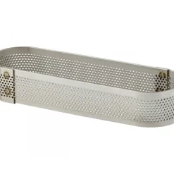 MALLARD FERRIERE Cercle à Tarte Oblong Inox Perforé 30x11 cm H.2 cm* Cercle À Patisserie