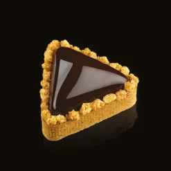 PAVONI Cercle à Tarte Triangle Inox Micro-perforé 8,5 x 7,5 cm x H 2 cm* Cercle À Patisserie