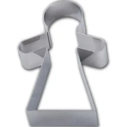 GOBEL Cercle Inox Mannele Femme 10,5 x 7 cm x H 1,5 cm* Cercle À Patisserie