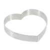 DE BUYER Cercle perforé forme coeur ø 12 cm de L'école Valrhona par* Cercle À Patisserie