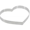 DE BUYER Cercle perforé forme coeur ø 18 cm de L'école Valrhona par* Cercle À Patisserie