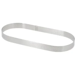 DE BUYER Cercle perforé forme Oblong 30 x 11 cm de L'école Valrhona par* Cercle À Patisserie