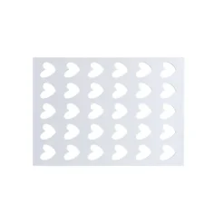 SILIKOMART Chablon Silicone Cœur 3,1 x 3,1 cm (x30) Professional* Emporte Pièce - Découpoir Pâtisserie|Moule Silicone