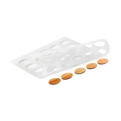 SILIKOMART Chablon Silicone Ovale 3,4 x 2,4 cm (x42) Professional* Emporte Pièce - Découpoir Pâtisserie|Moule Silicone