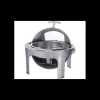 Pujadas Chaffing Dish pour Bac Rond 6,8 L Couvercle Rotatif Roll Top* Buffet Self Service