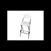 LYROSE Chaise Haute Pliante en Polyéthylène Blanc Congrès* Mobilier Évènementiel