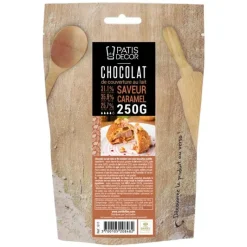 PATISDECOR Chocolat au Lait Arôme Caramel 250 g Patisdécor* Chocolat De Couverture