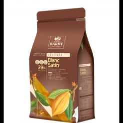 BARRY Chocolat Blanc Satin 29,2% pistoles 5 kg* Chocolat De Couverture