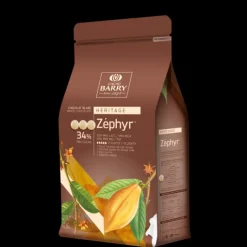 BARRY Chocolat Blanc Zephyr 34 % pistoles 1 kg* Chocolat De Couverture