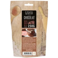 PATISDECOR Chocolat de Couverture Au Lait Lactée 35% 250 g Patisdécor* Chocolat De Couverture