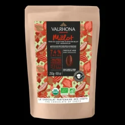 VALRHONA Chocolat de Couverture Noir Millot 74% Bio 250g* Produits Bio|Chocolat De Couverture