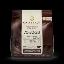 CALLEBAUT Chocolat Noir 70,5% N°70-30-38 400g* Chocolat De Couverture