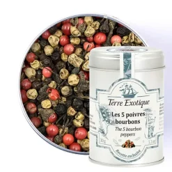 TERRE EXOTIQUE Cinq Poivres Bourbons 30 g* Poivre