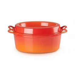 LE CREUSET Cocotte Doufeu Ovale en Fonte 32 cm Volcanique* Cocotte En Fonte