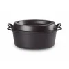 LE CREUSET Cocotte Doufeu Ovale en Fonte 32 cm Noir Mat* Cocotte En Fonte