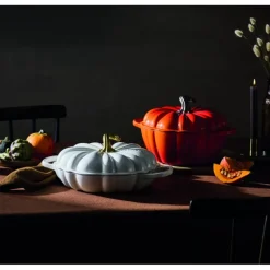 LE CREUSET Cocotte en Fonte Citrouille 24 cm Volcanique* Cocotte En Fonte
