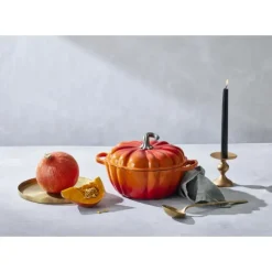 LE CREUSET Cocotte en Fonte Citrouille 24 cm Volcanique* Cocotte En Fonte