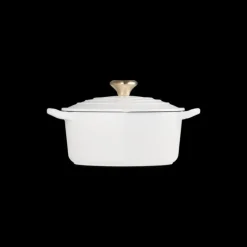 LE CREUSET Cocotte en Fonte Cœur 20 cm Blanc* Cocotte En Fonte