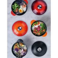 LE CREUSET Cocotte en Fonte Every 18 cm Noir Mat* Cocotte En Fonte