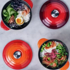 LE CREUSET Cocotte en Fonte Every 18 cm Volcanique* Cocotte En Fonte