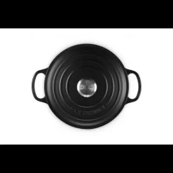 LE CREUSET Cocotte en Fonte Haute 26 cm Noir Ebène* Cocotte En Fonte