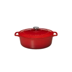 CHASSEUR Cocotte en Fonte Ovale 33 cm Rubis* Cocotte En Fonte