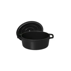 CHASSEUR Cocotte en Fonte Ovale 17 cm Noir Mat* Cocotte En Fonte
