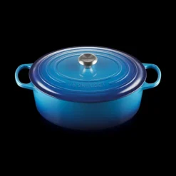 LE CREUSET Cocotte en Fonte Ovale 33 cm Azur Signature* Cocotte En Fonte