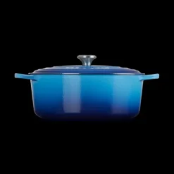 LE CREUSET Cocotte en Fonte Ovale 33 cm Azur Signature* Cocotte En Fonte