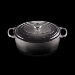 LE CREUSET Cocotte en fonte Ovale 31 cm Flint Signature* Cocotte En Fonte