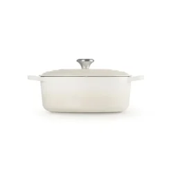LE CREUSET Cocotte en fonte Ovale 31 cm Meringue Signature* Cocotte En Fonte