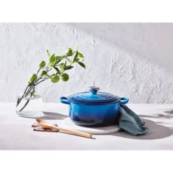 LE CREUSET Cocotte en fonte Ovale 31 cm Azur Signature* Cocotte En Fonte