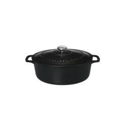 CHASSEUR Cocotte en Fonte Ovale 25 cm Noir Mat* Cocotte En Fonte